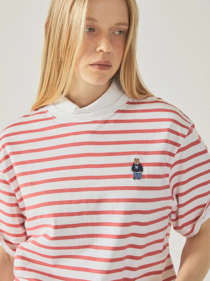 (2PACK)Steve Stripe T-shirt[B]