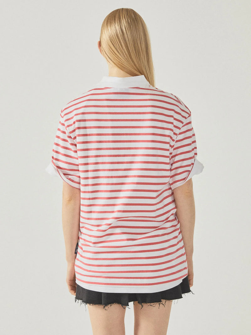 (2PACK)Steve Stripe T-shirt[B]