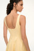 Mini wells dress pale honey