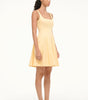 Mini wells dress pale honey
