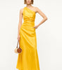 Este silk dress sunset gold