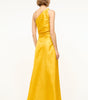 Este silk dress sunset gold