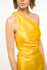 Este silk dress sunset gold