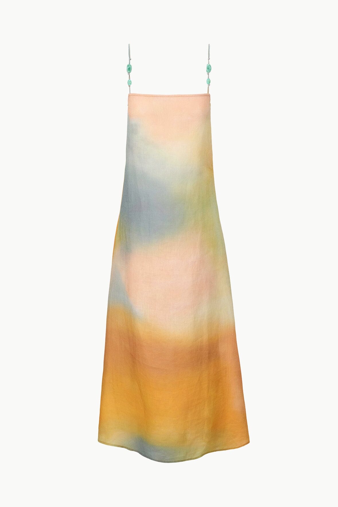 Baura linen dress pastel clouds