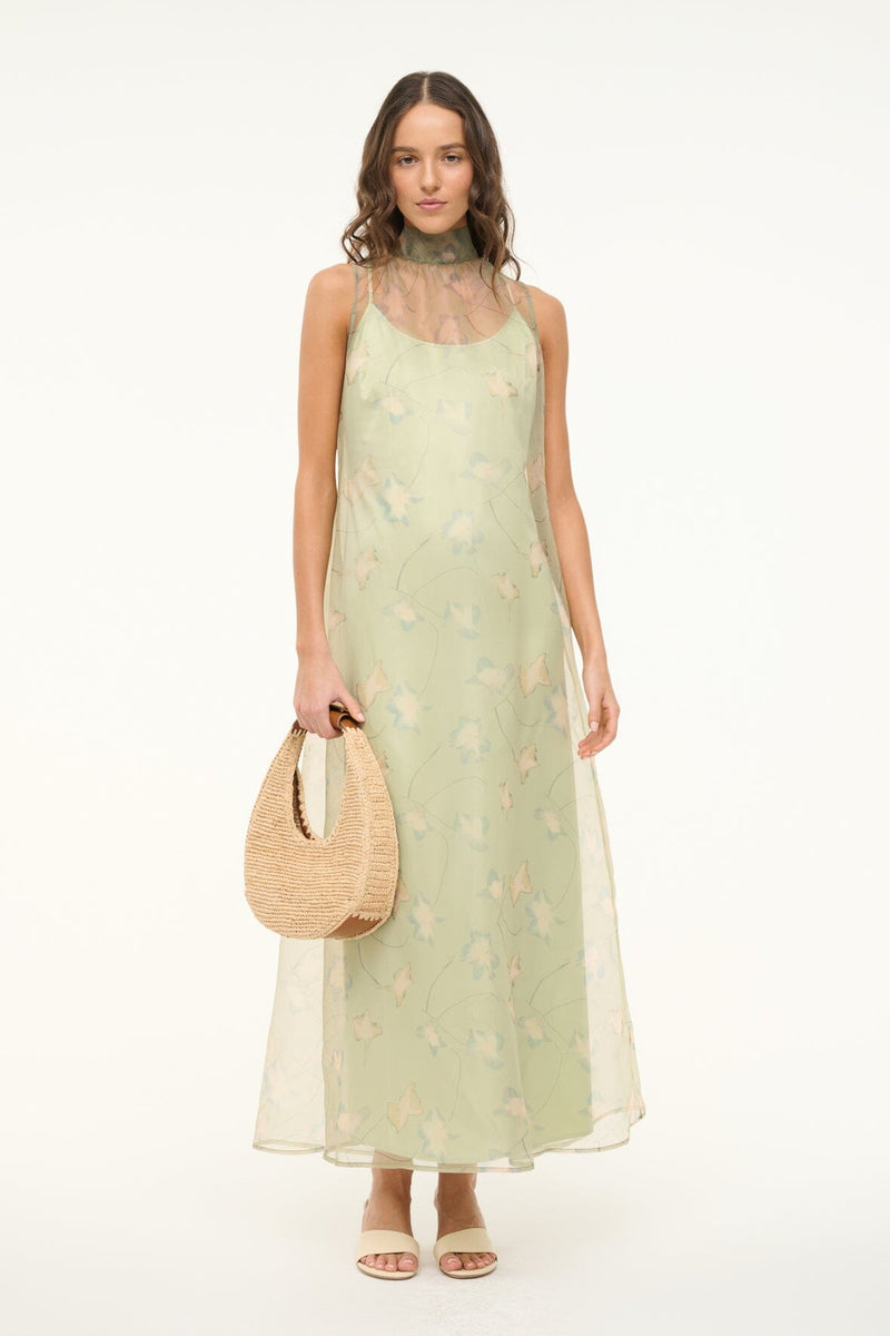 Fianna dress moss floral
