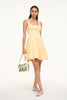 Mini wells dress pale honey