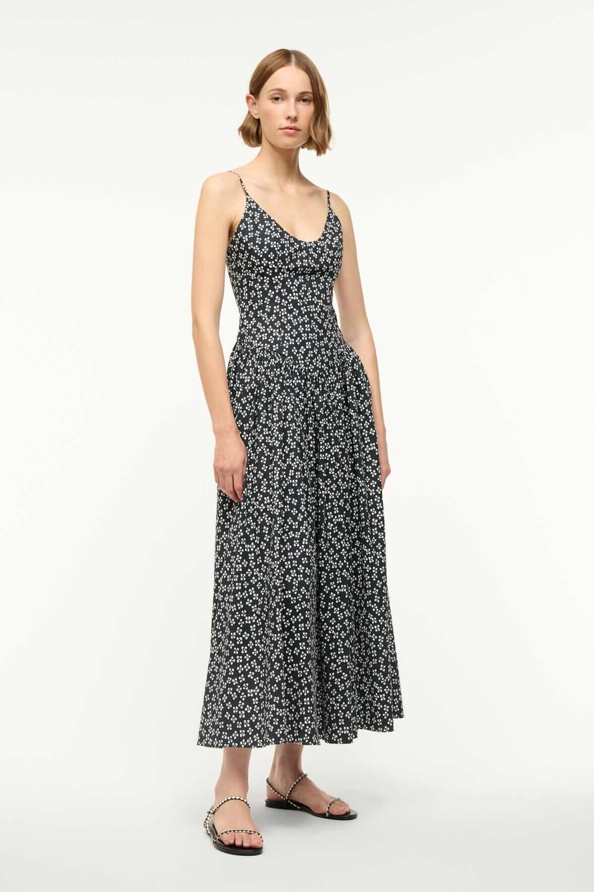 Dena dress black floral