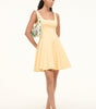Mini wells dress pale honey
