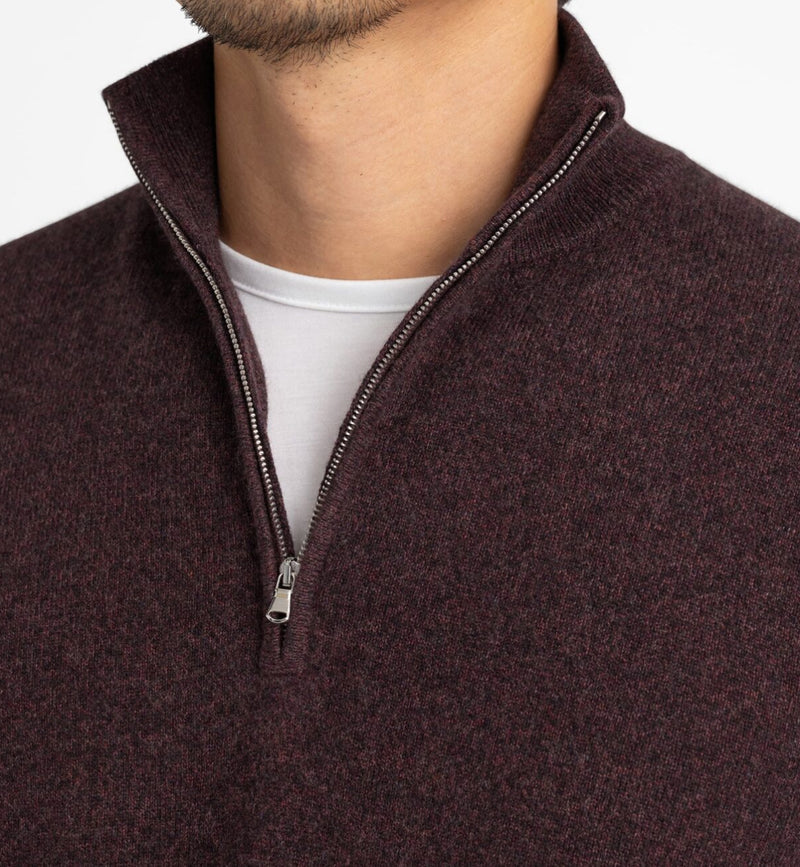 Cashmere half-zip