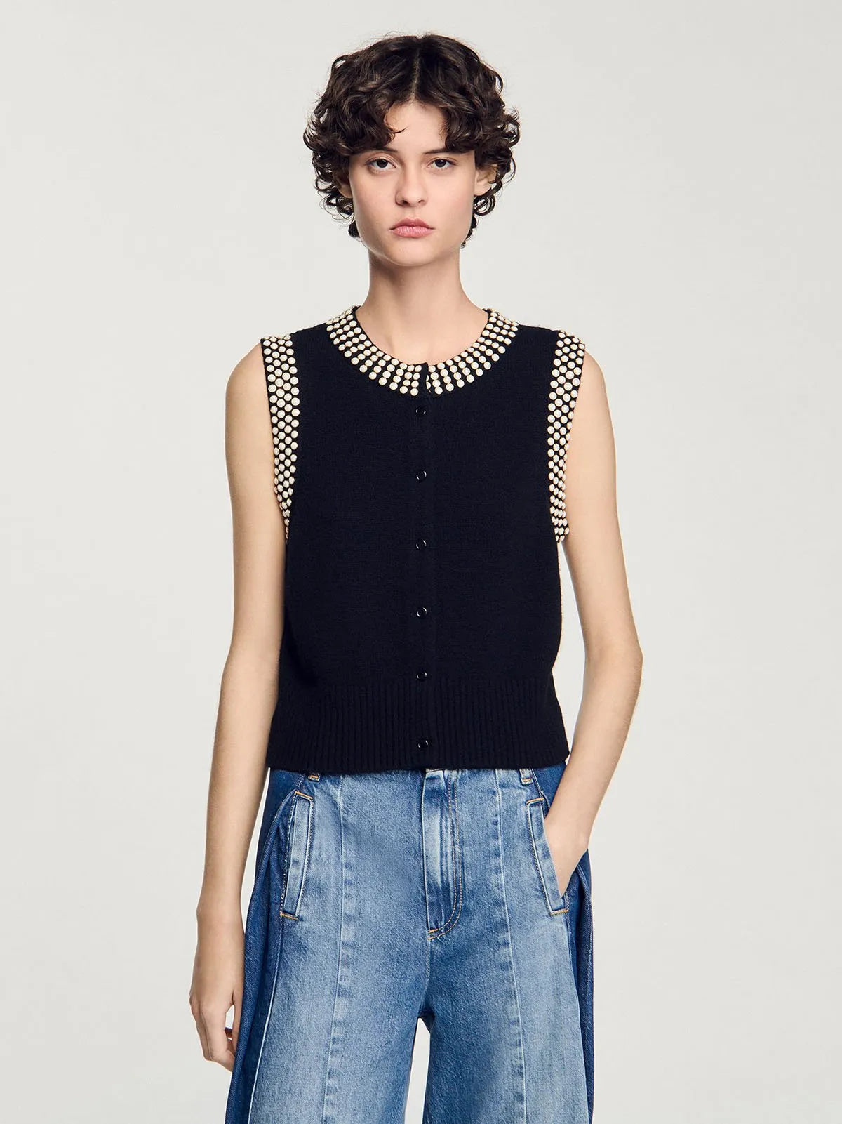 Women's vest black
