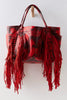 Camuffare fringe tote