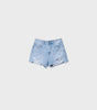 Ripped denim shorts D75