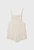 Short dungarees line with linen