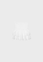 Bandeau shirt with embroidery