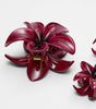 Set of 3 flower hair clips