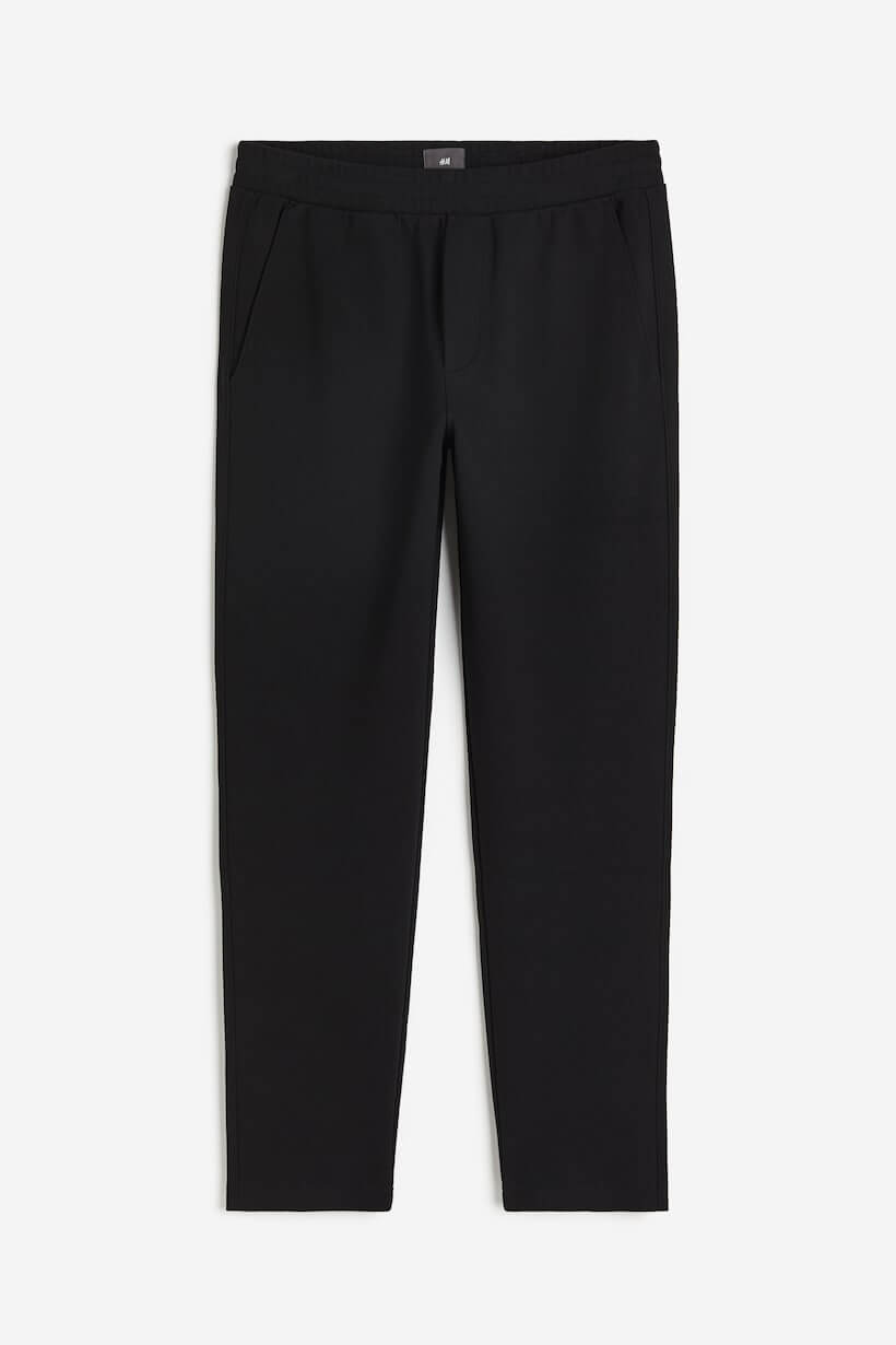 Slim fit twill joggers