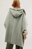 Cozy hooded kimono